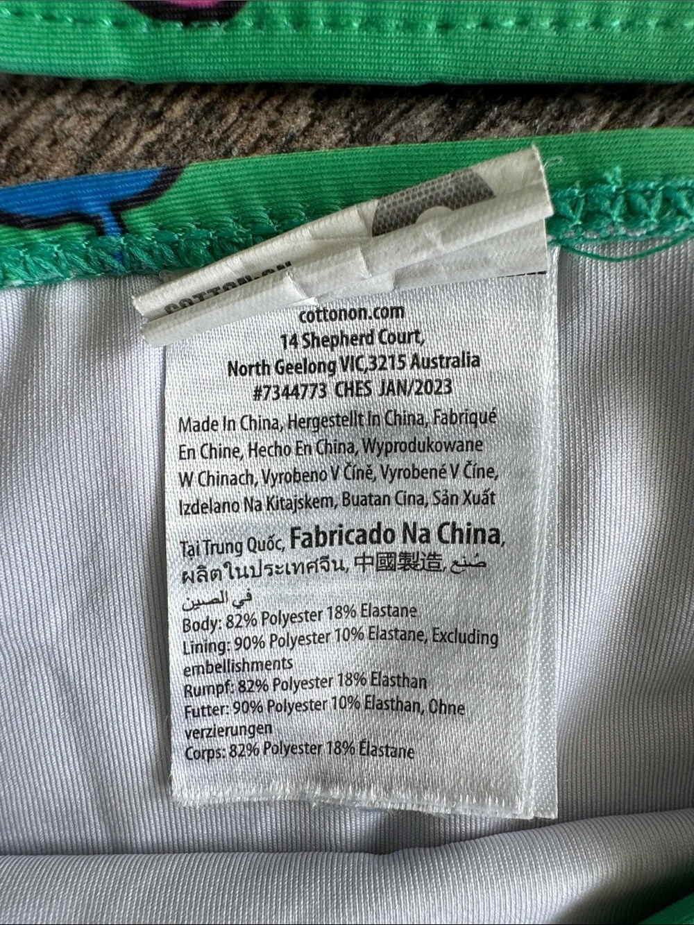 Cotton On bright green